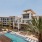 pool with tropical landscaping