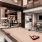 pool table and ample seating in a warm-themed lounge room